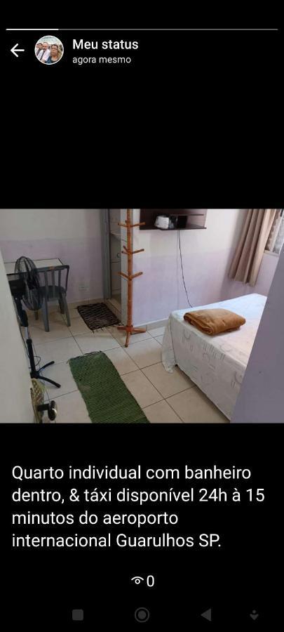 Hostel Familia Quartos Privado Proximo Aeroporto Int Guarulhos Sp Taxi 24 Hrs 外观 照片